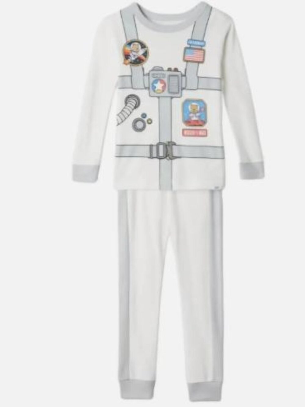 NWT Baby Gap Boys Organic Cotton Astronaut Costume Pajama Set Size 18-24 Months